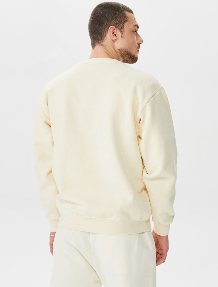 Market Vintage Wash Crewneck Erkek Bej Sweatshirt Market Vintage Wash Crewneck Erkek Bej Sweatshirt