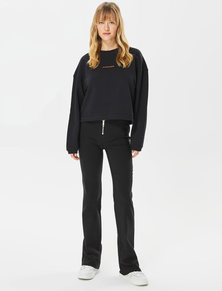 Les Benjamins Core Kadın Siyah Sweatshirt Les Benjamins Core Kadın Siyah Sweatshirt