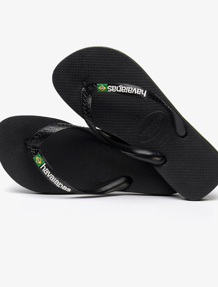 Havaianas Brasil Logo Erkek Siyah Terlik Havaianas Brasil Logo Erkek Siyah Terlik