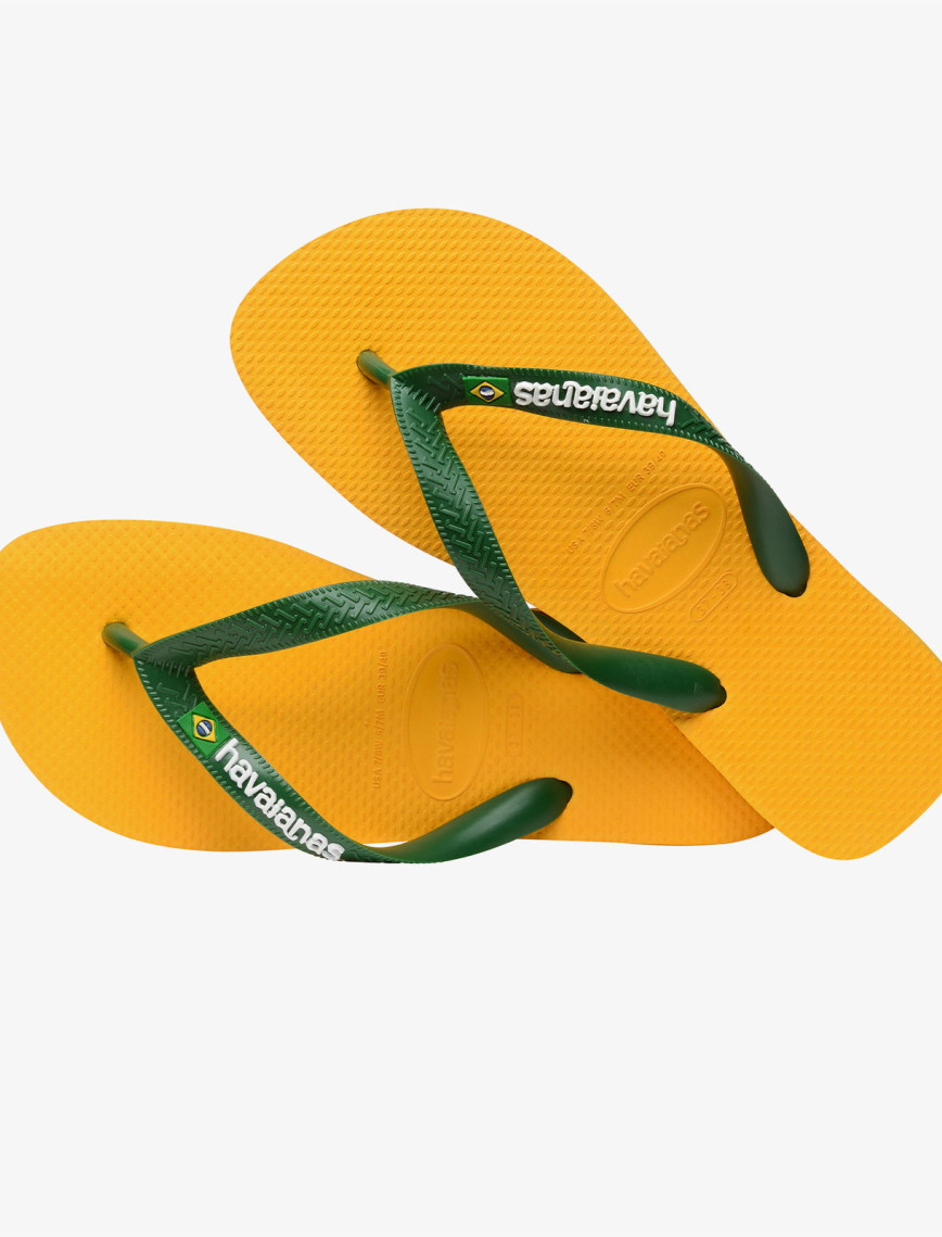 Havaianas Brasil Logo Erkek Sarı Terlik Havaianas Brasil Logo Erkek Sarı Terlik
