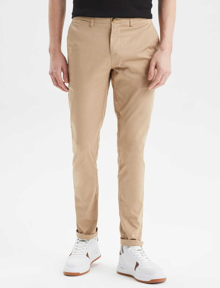 Nautica Erkek Bej Slim Fit Chino Pantolon Nautica Erkek Bej Slim Fit Chino Pantolon