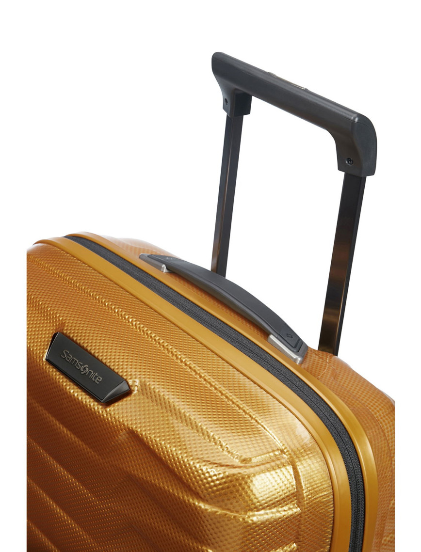 Samsonite Proxis - Spinner Sarı 4 Tekerlekli Körüklü Kabin Boy Valiz 55 cm