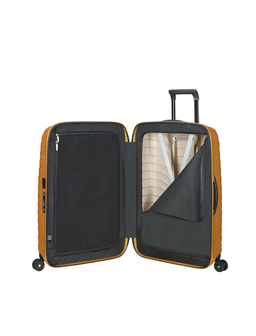 Samsonite Proxis - Spinner Sarı 4 Tekerlekli Orta Boy Valiz 69cm