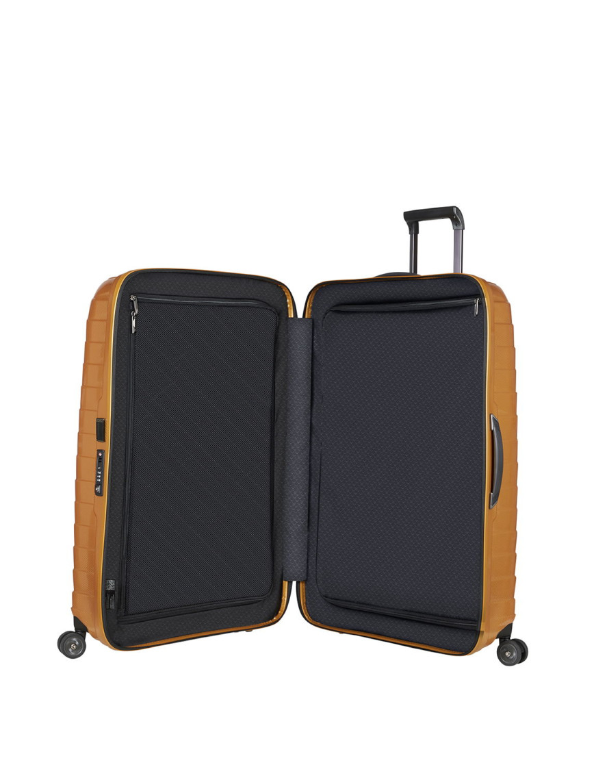 Samsonite Proxis - Spinner Sarı 4 Tekerlekli Ekstra Büyük Boy Valiz 81 cm Samsonite Proxis - Spinner Sarı 4 Tekerlekli Ekstra Büyük Boy Valiz 81 cm