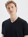 Nautica Erkek Siyah Standart Fit T-Shirt Nautica Erkek Siyah Standart Fit T-Shirt