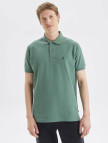 Nautica Erkek Yeşil Classic Fit Kısa Kollu Polo Yaka T-Shirt