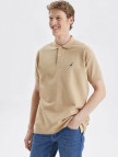 Nautica Erkek Bej Classic Fit Kısa Kollu Polo Nautica Erkek Bej Classic Fit Kısa Kollu Polo