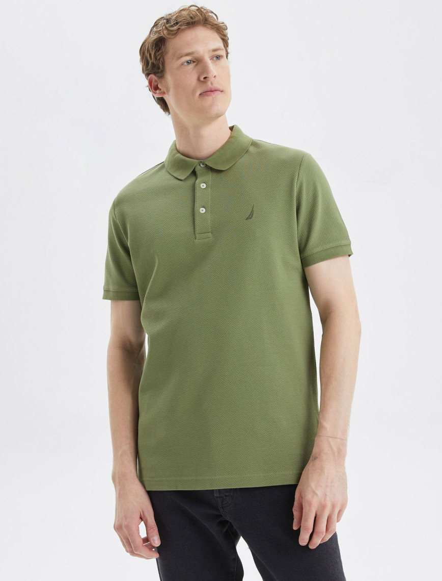 Nautica Erkek Yeşil Slim Fit Kısa Kollu Polo Nautica Erkek Yeşil Slim Fit Kısa Kollu Polo