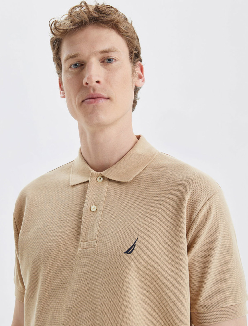 Nautica Erkek Bej Classic Fit Kısa Kollu Polo Nautica Erkek Bej Classic Fit Kısa Kollu Polo