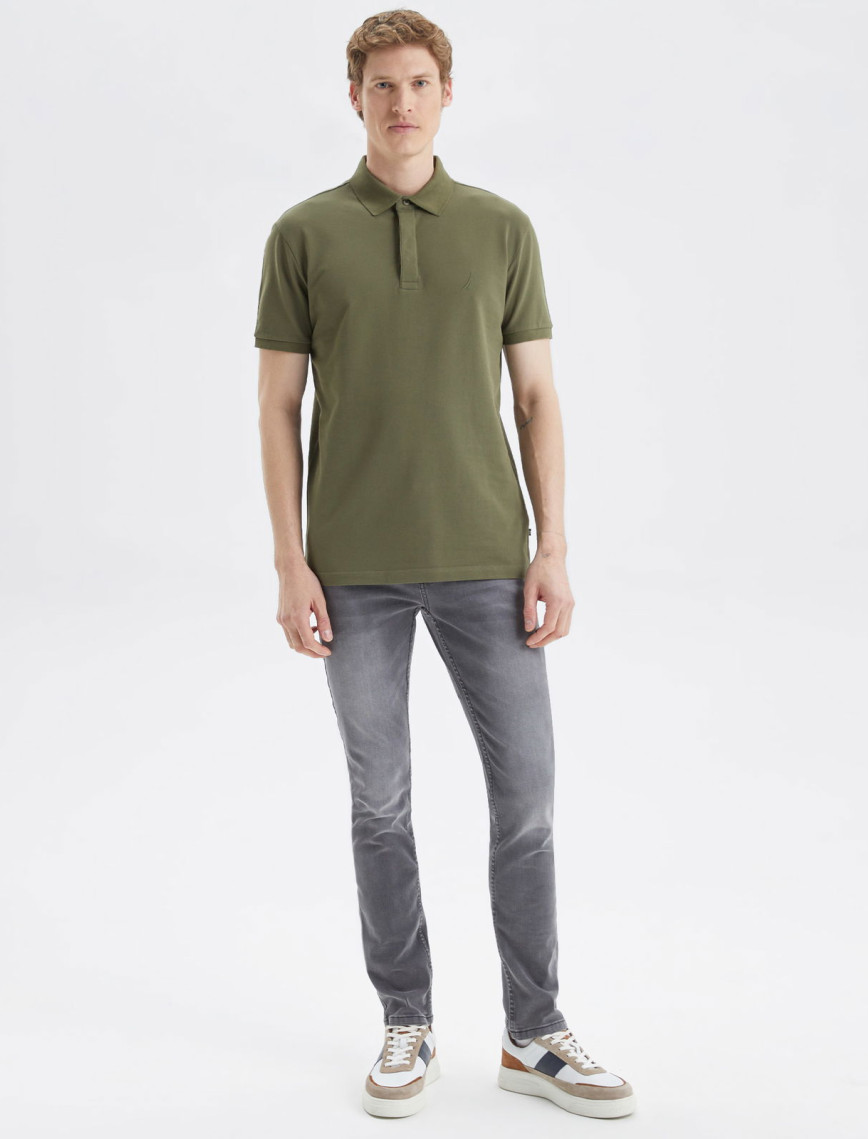 Nautica Erkek Yeşil Slim Fit Kısa Kollu Polo Nautica Erkek Yeşil Slim Fit Kısa Kollu Polo