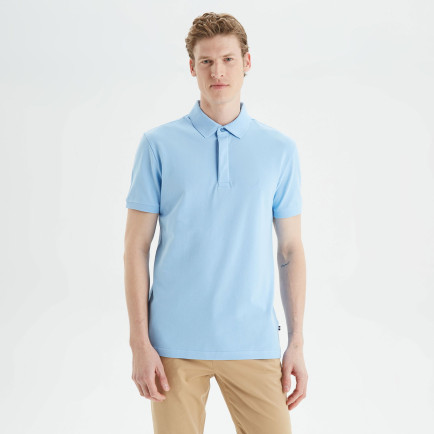 Nautica Erkek Mavi Slim Fit Kısa Kollu Polo Nautica Erkek Mavi Slim Fit Kısa Kollu Polo