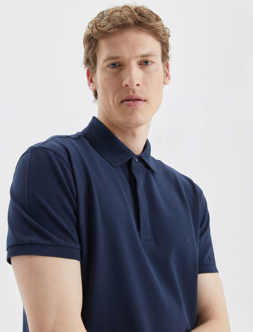 Nautica Erkek Lacivert Slim Fit Kısa Kollu Polo Nautica Erkek Lacivert Slim Fit Kısa Kollu Polo