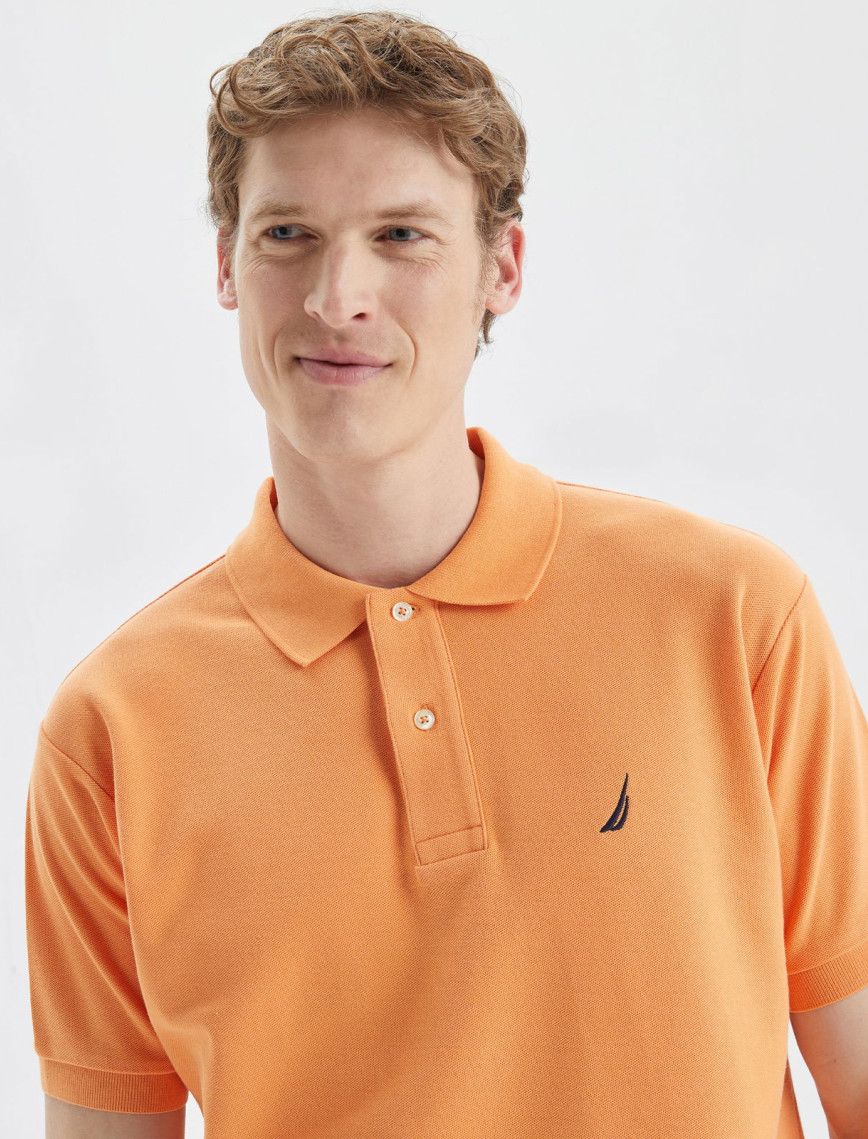 Nautica Erkek Turuncu Classic Fit Kısa Kollu Polo Nautica Erkek Turuncu Classic Fit Kısa Kollu Polo