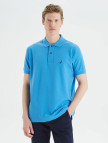 Nautica Erkek Pembe Classic Fit Polo Yaka T-Shirt