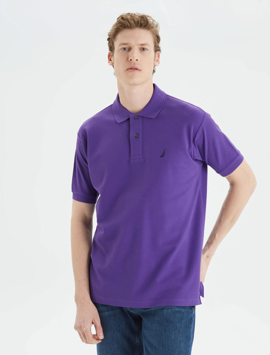 Nautica Erkek Mor Classic Fit Kısa Kollu Polo Nautica Erkek Mor Classic Fit Kısa Kollu Polo