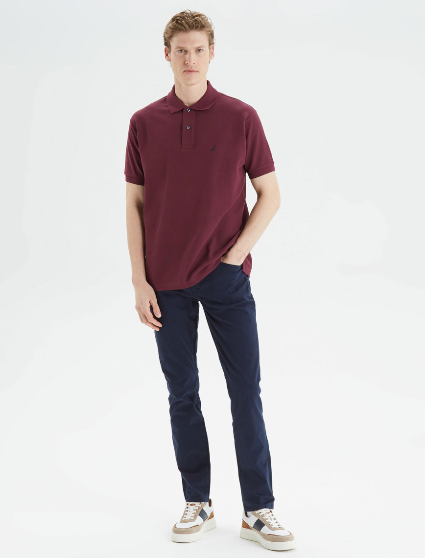 Nautica Erkek Bordo Classic Fit Kısa Kollu Polo Nautica Erkek Bordo Classic Fit Kısa Kollu Polo
