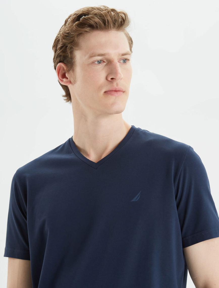 Nautica Erkek Lacivert Standart Fit T-Shirt Nautica Erkek Lacivert Standart Fit T-Shirt