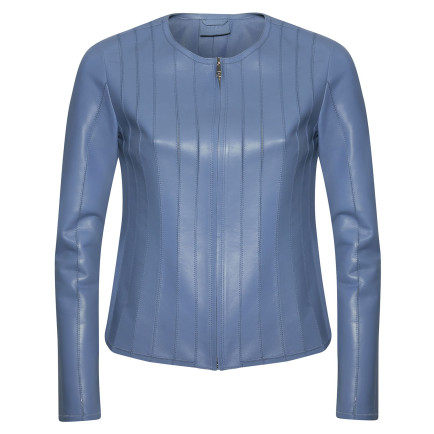 Deundria Kadın Fit Panelli Deri Ceket Deundria Kadın Fit Panelli Deri Ceket