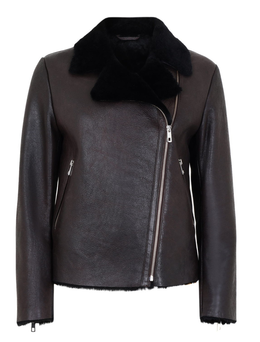 Chailyn Siyah Kadın Kürk Biker Chailyn Siyah Kadın Kürk Biker