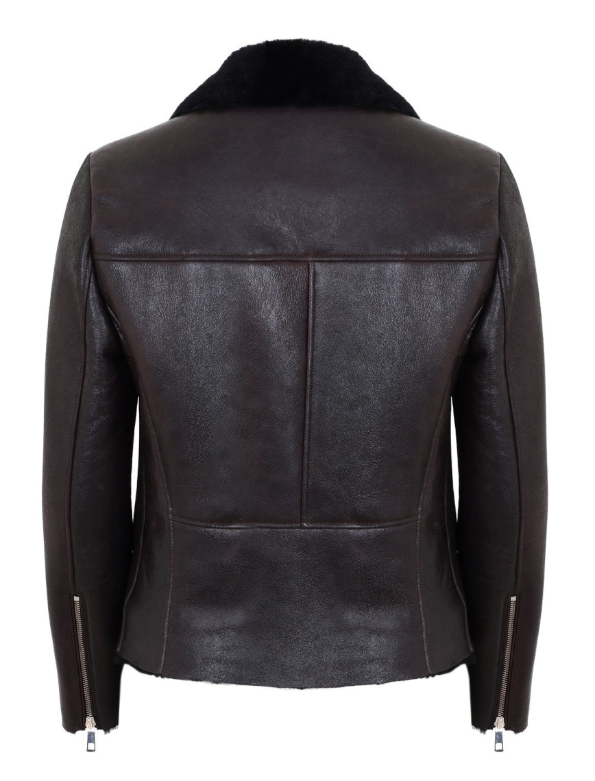 Chailyn Siyah Kadın Kürk Biker Chailyn Siyah Kadın Kürk Biker