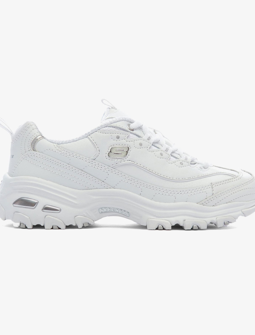 Skechers D'Lites Kadın Beyaz Ayakkabı Skechers D'Lites Kadın Beyaz Ayakkabı