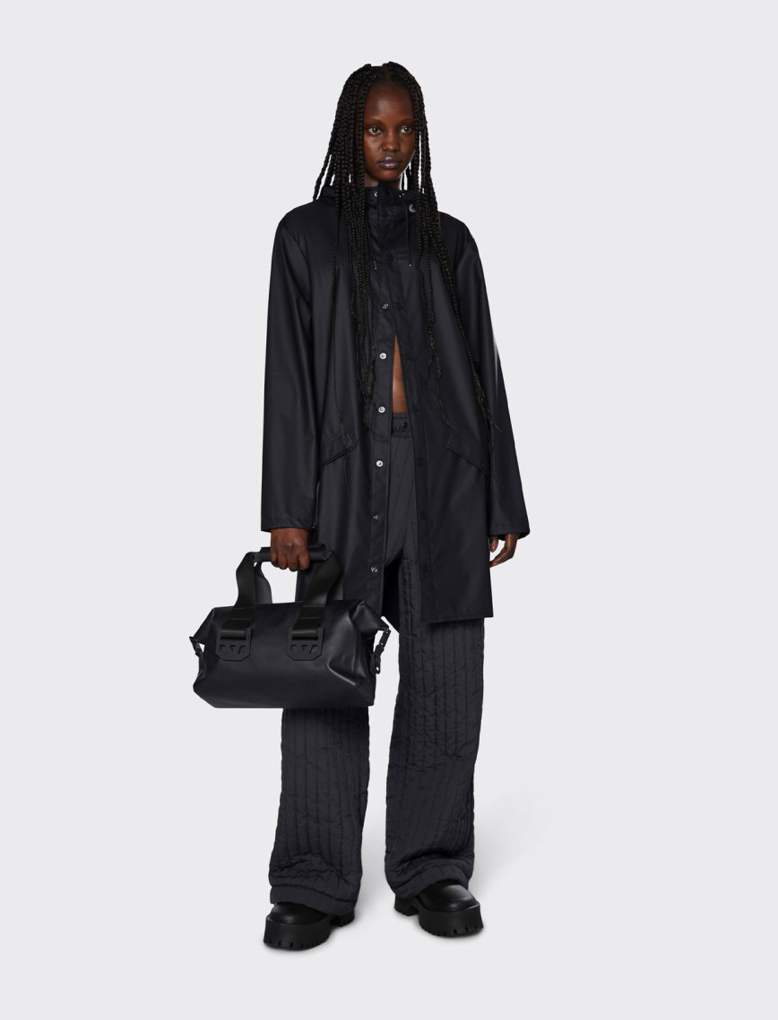 Rains Long Unisex Siyah Yağmurluk Rains Long Unisex Siyah Yağmurluk