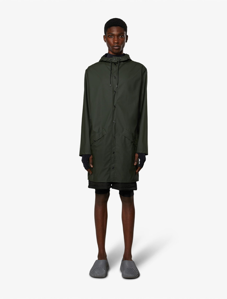 Rains Long W3 Unisex Koyu Yeşil Yağmurluk Rains Long W3 Unisex Koyu Yeşil Yağmurluk