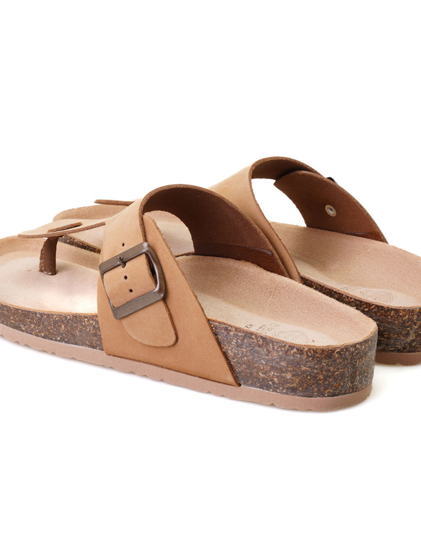 Karen Kahve Erkek Parmak Arası Nubuk Deri Terlik Karen Kahve Erkek Parmak Arası Nubuk Deri Terlik