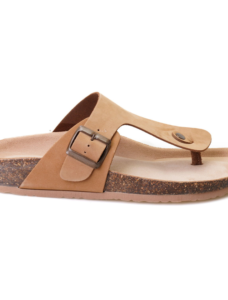 Karen Kahve Erkek Parmak Arası Nubuk Deri Terlik Karen Kahve Erkek Parmak Arası Nubuk Deri Terlik