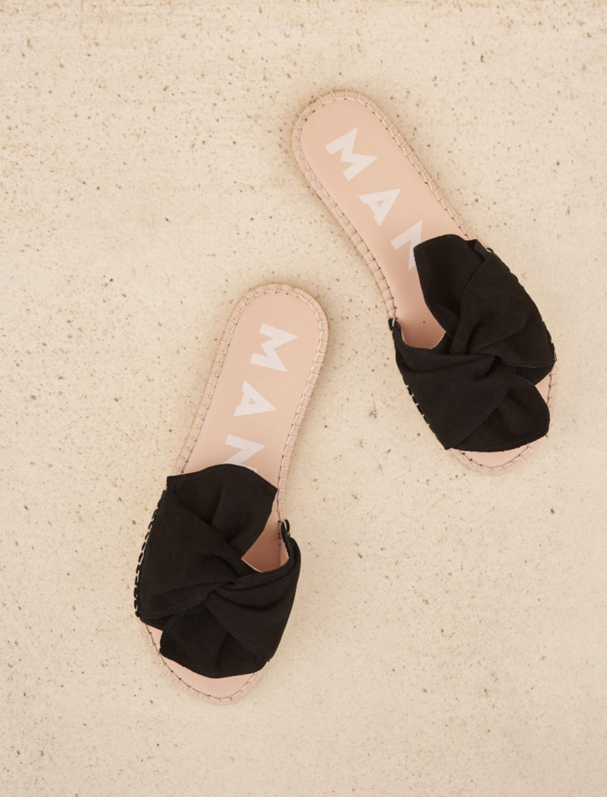 Manebi Kadın Siyah Terlik Manebi Kadın Siyah Terlik