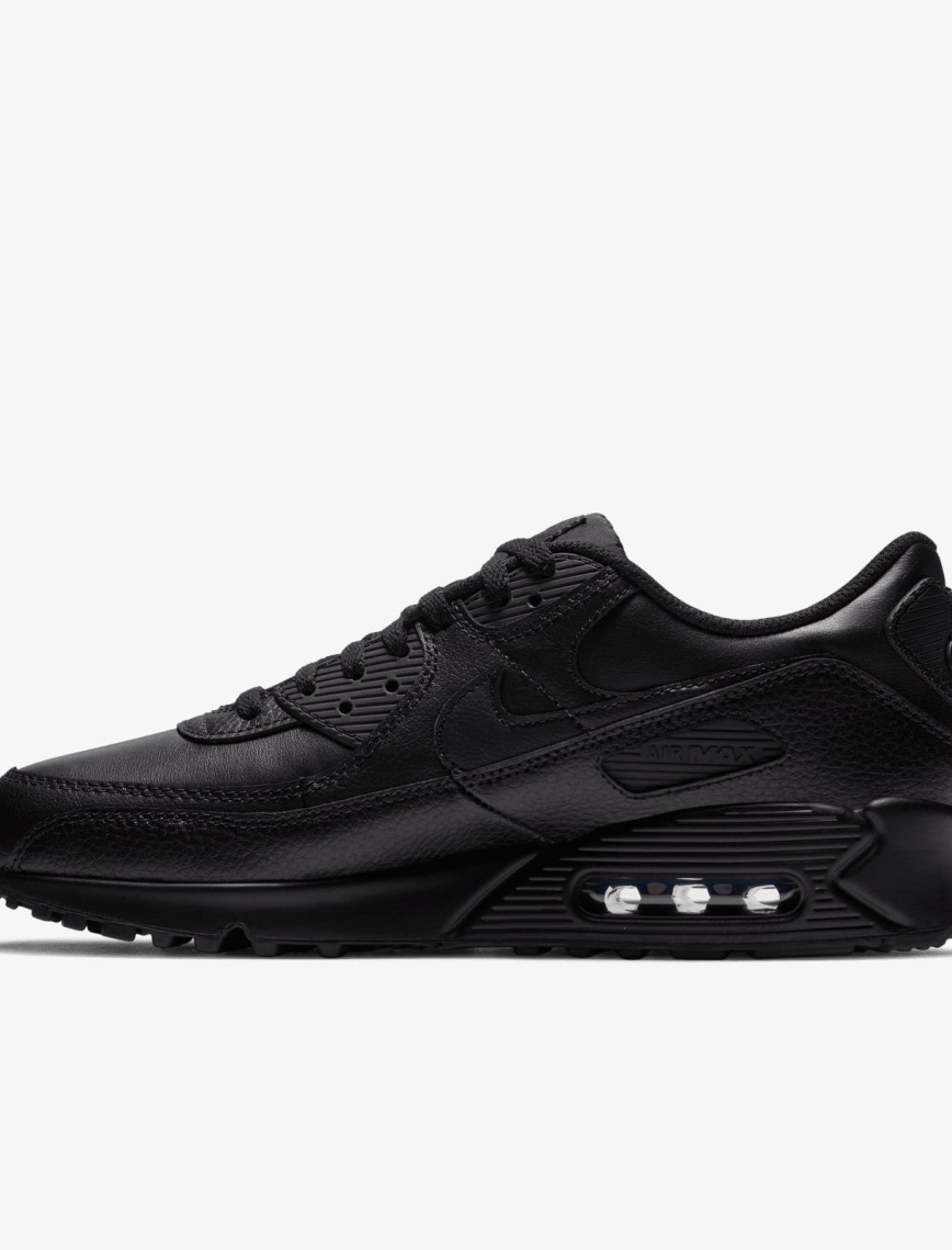 Nike Air Max 90 Leather Erkek Siyah Spor Ayakkabı Nike Air Max 90 Leather Erkek Siyah Spor Ayakkabı