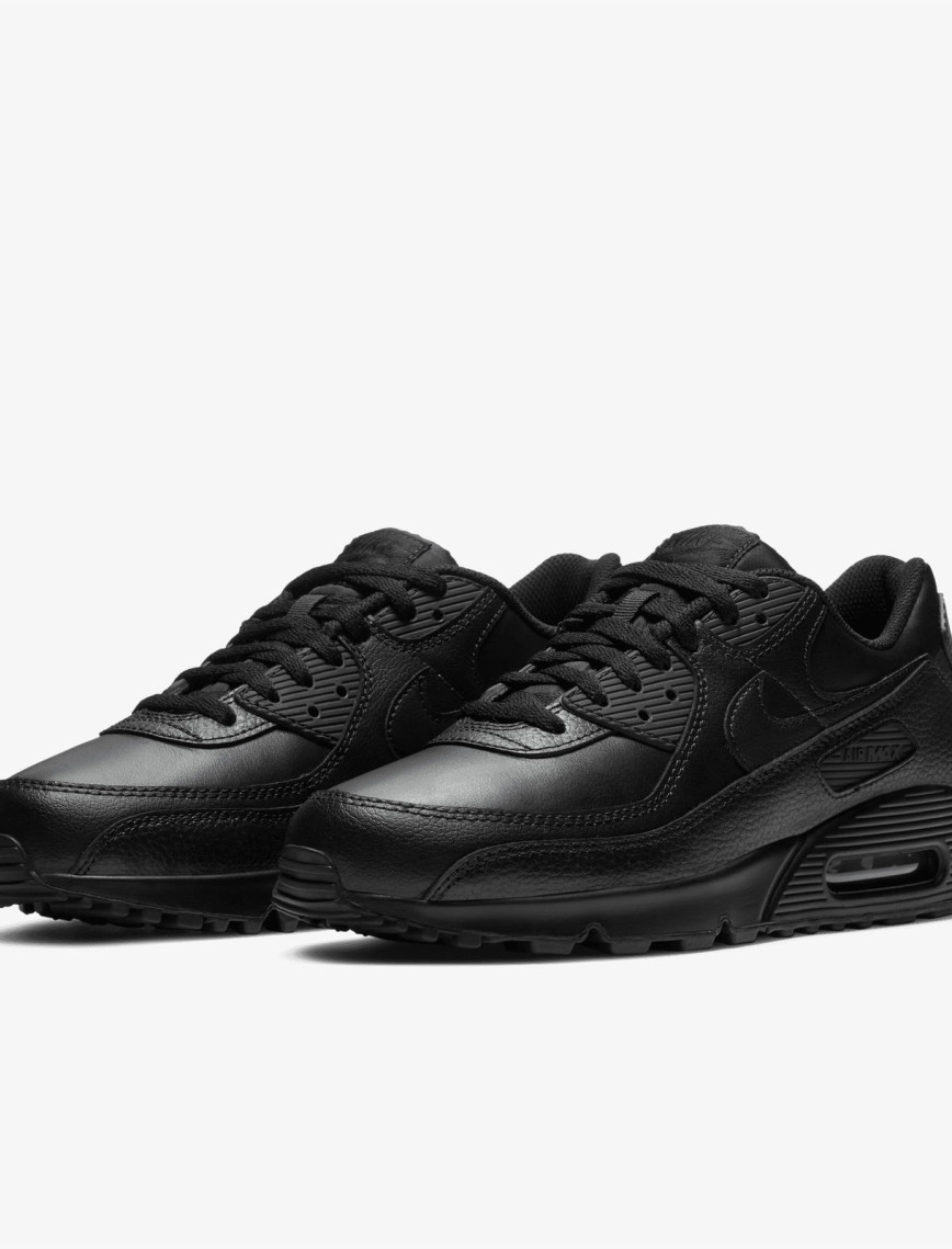 Nike Air Max 90 Leather Erkek Siyah Spor Ayakkabı Nike Air Max 90 Leather Erkek Siyah Spor Ayakkabı