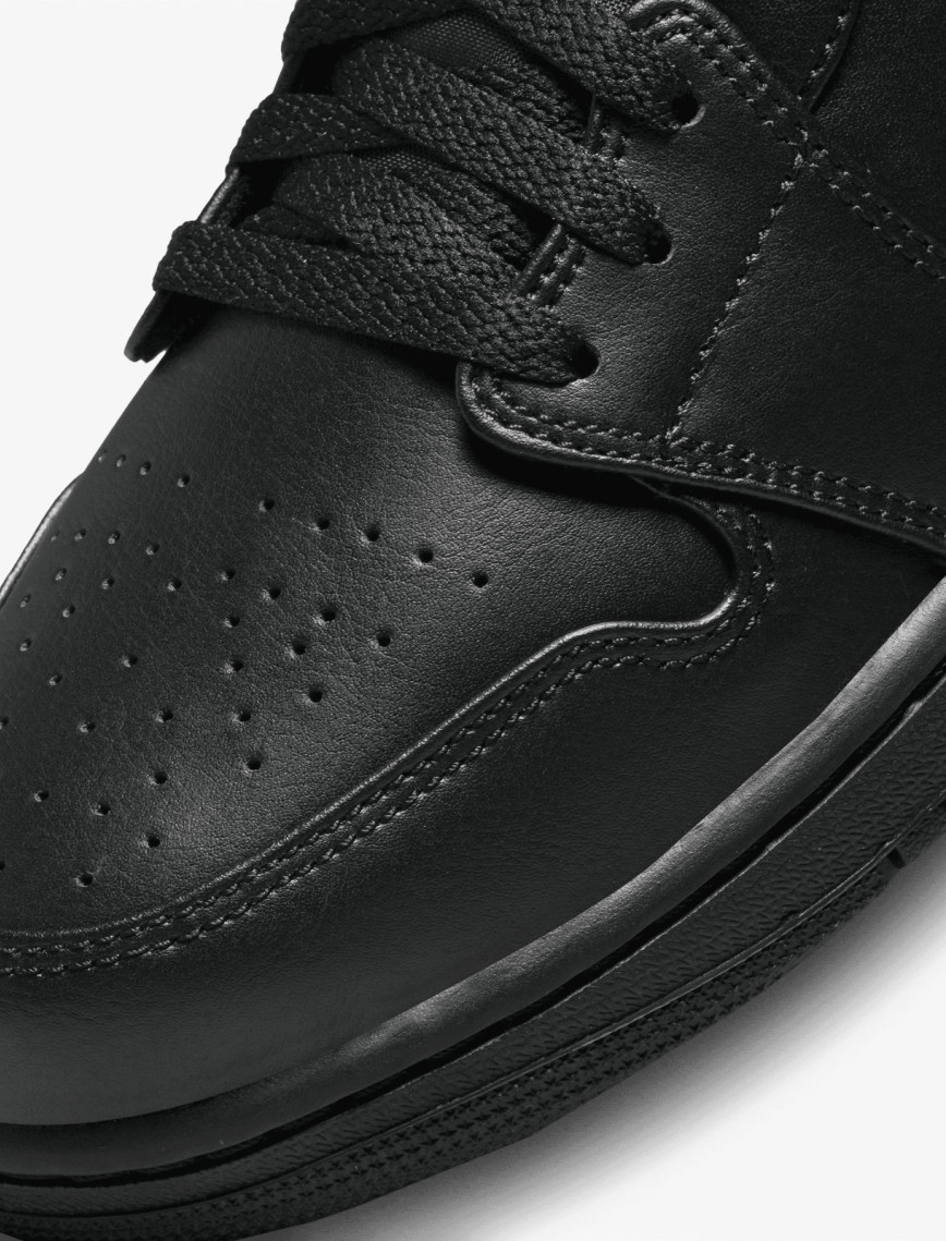 Jordan Air 1 Mid Siyah Spor Ayakkabı