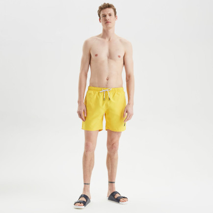 Nautica Erkek Sarı Regular Fit Mayo Şort