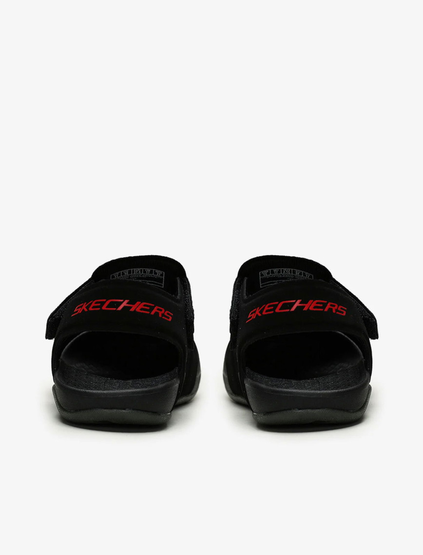 Skechers Side Wave Çocuk Siyah Sandalet Skechers Side Wave Çocuk Siyah Sandalet