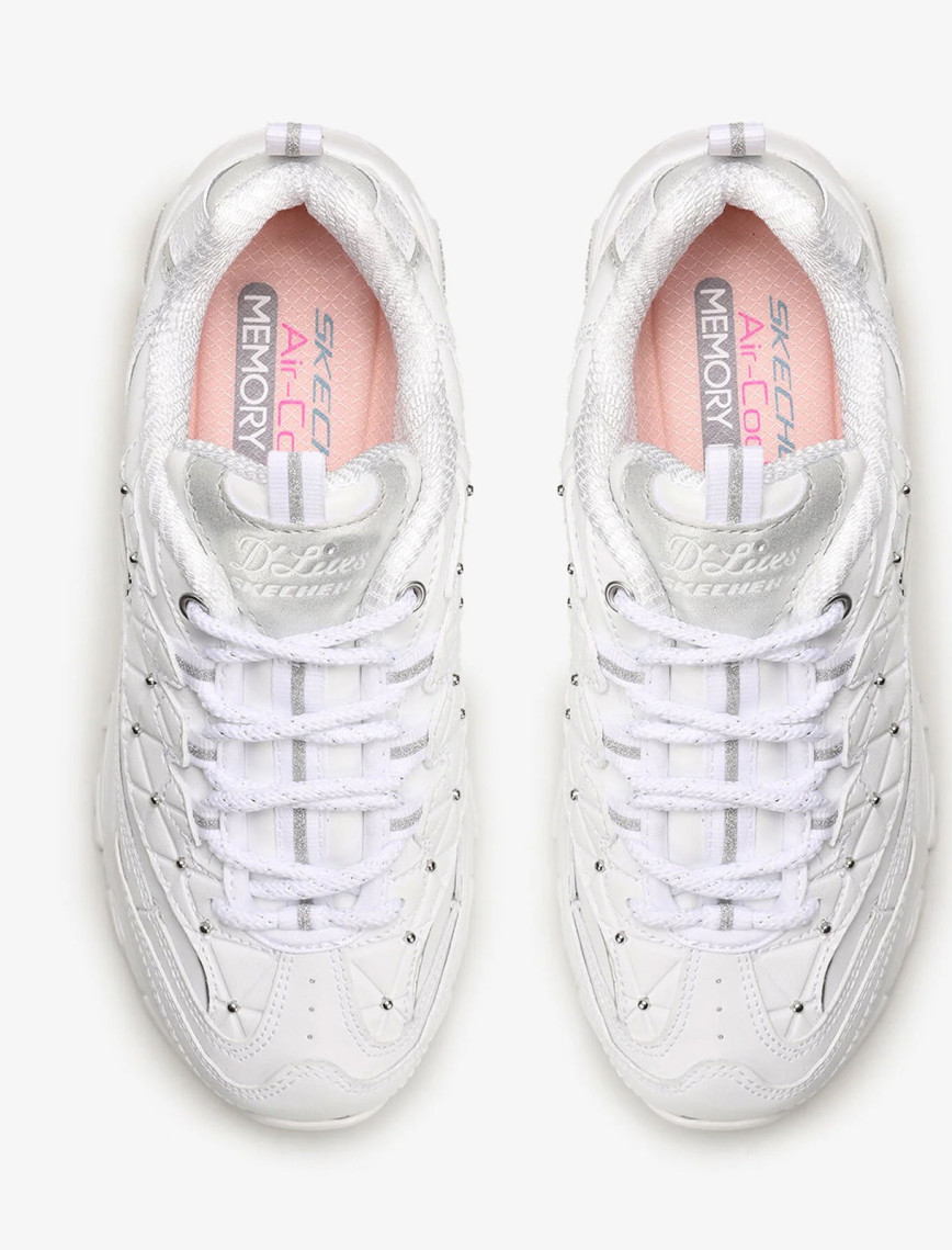 Skechers D'Lites - Glamour Feels Kadın Beyaz Spor Ayakkabı Skechers D'Lites - Glamour Feels Kadın Beyaz Spor Ayakkabı