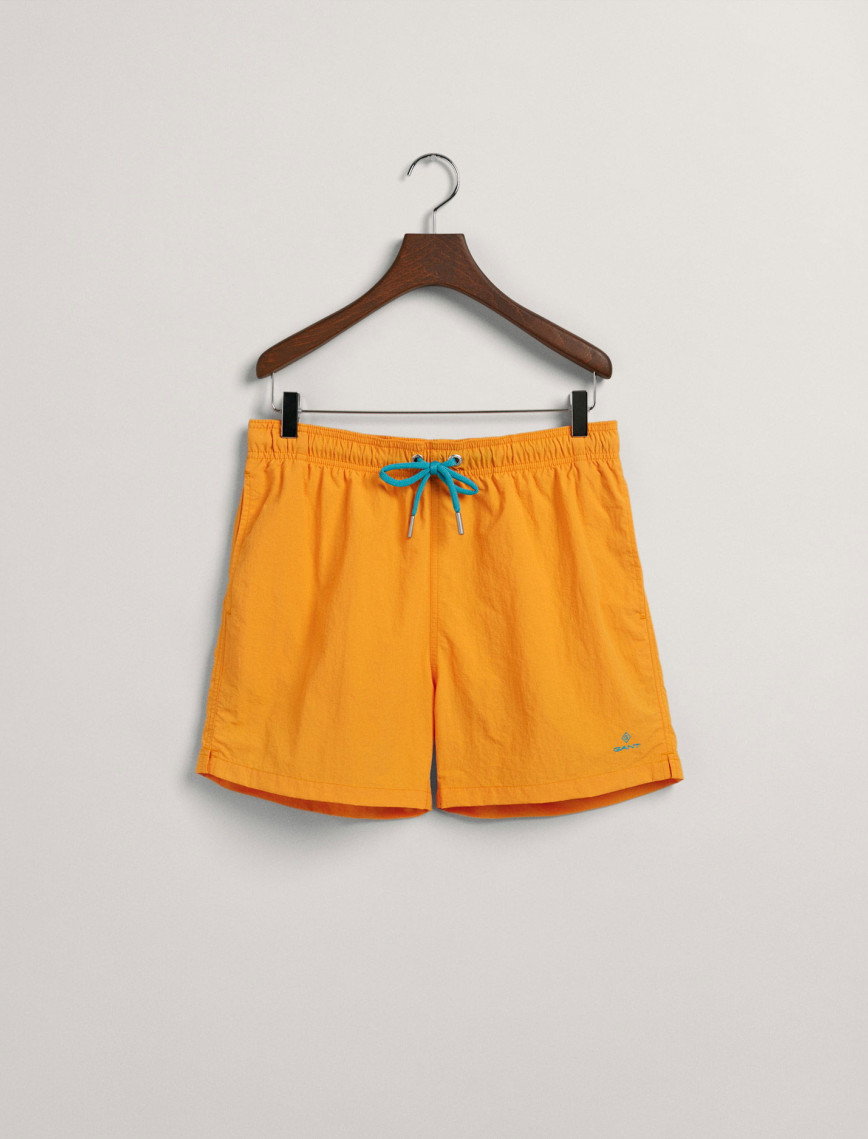 GANT Erkek Turuncu Classic Fit Mayo Şort GANT Erkek Turuncu Classic Fit Mayo Şort