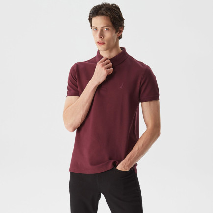 Nautica Erkek Bordo Slim Fit Kısa Kollu Polo Nautica Erkek Bordo Slim Fit Kısa Kollu Polo