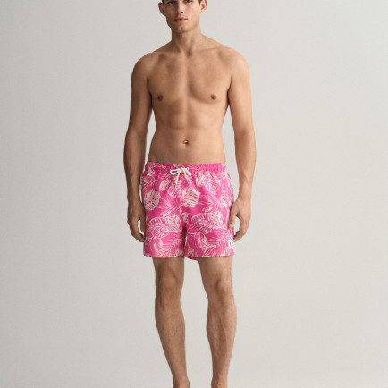 GANT Erkek Pembe Classic Fit Desenli Mayo Şort GANT Erkek Pembe Classic Fit Desenli Mayo Şort
