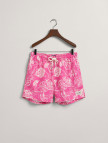 GANT Erkek Pembe Classic Fit Desenli Mayo Şort GANT Erkek Pembe Classic Fit Desenli Mayo Şort