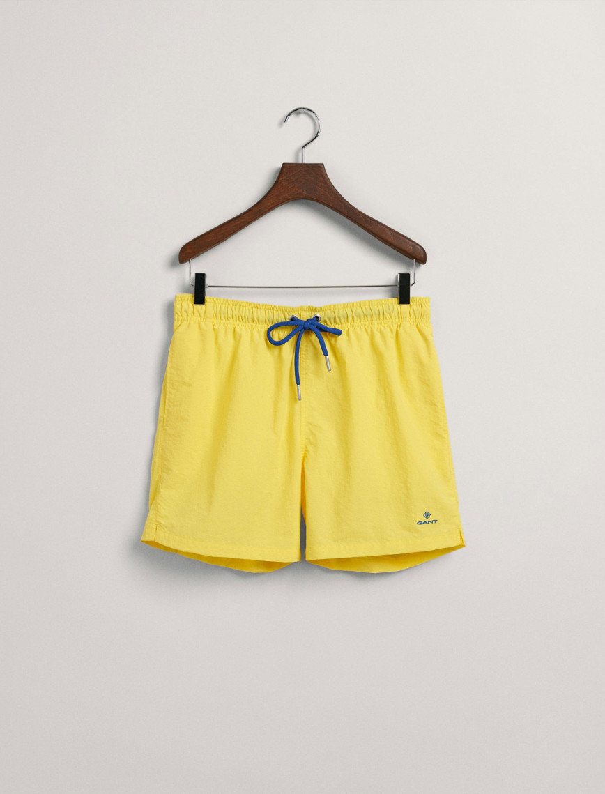 GANT Erkek Sarı Classic Fit Mayo Şort GANT Erkek Sarı Classic Fit Mayo Şort