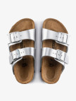 Birkenstock Arizona Kids Bf Electric Metallic Çocuk Gümüş Rengi Terlik Birkenstock Arizona Kids Bf Electric Metallic Çocuk Gümüş Rengi Terlik