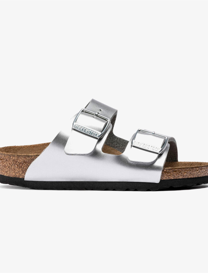 Birkenstock Arizona Kids Bf Electric Metallic Çocuk Gümüş Rengi Terlik Birkenstock Arizona Kids Bf Electric Metallic Çocuk Gümüş Rengi Terlik