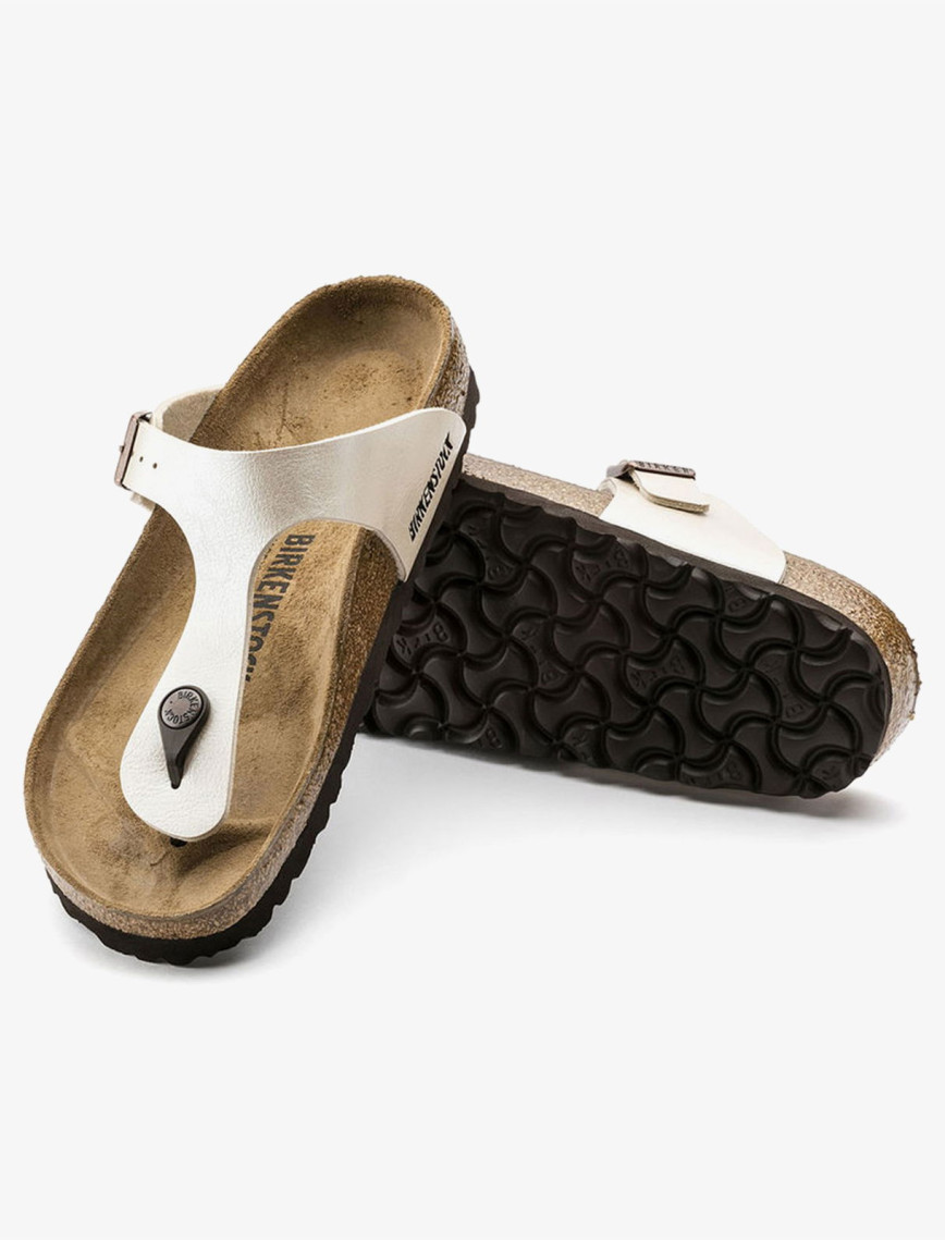 Birkenstock Gizeh Birko-Flor Graceful Kadın Beyaz Sandalet Birkenstock Gizeh Birko-Flor Graceful Kadın Beyaz Sandalet