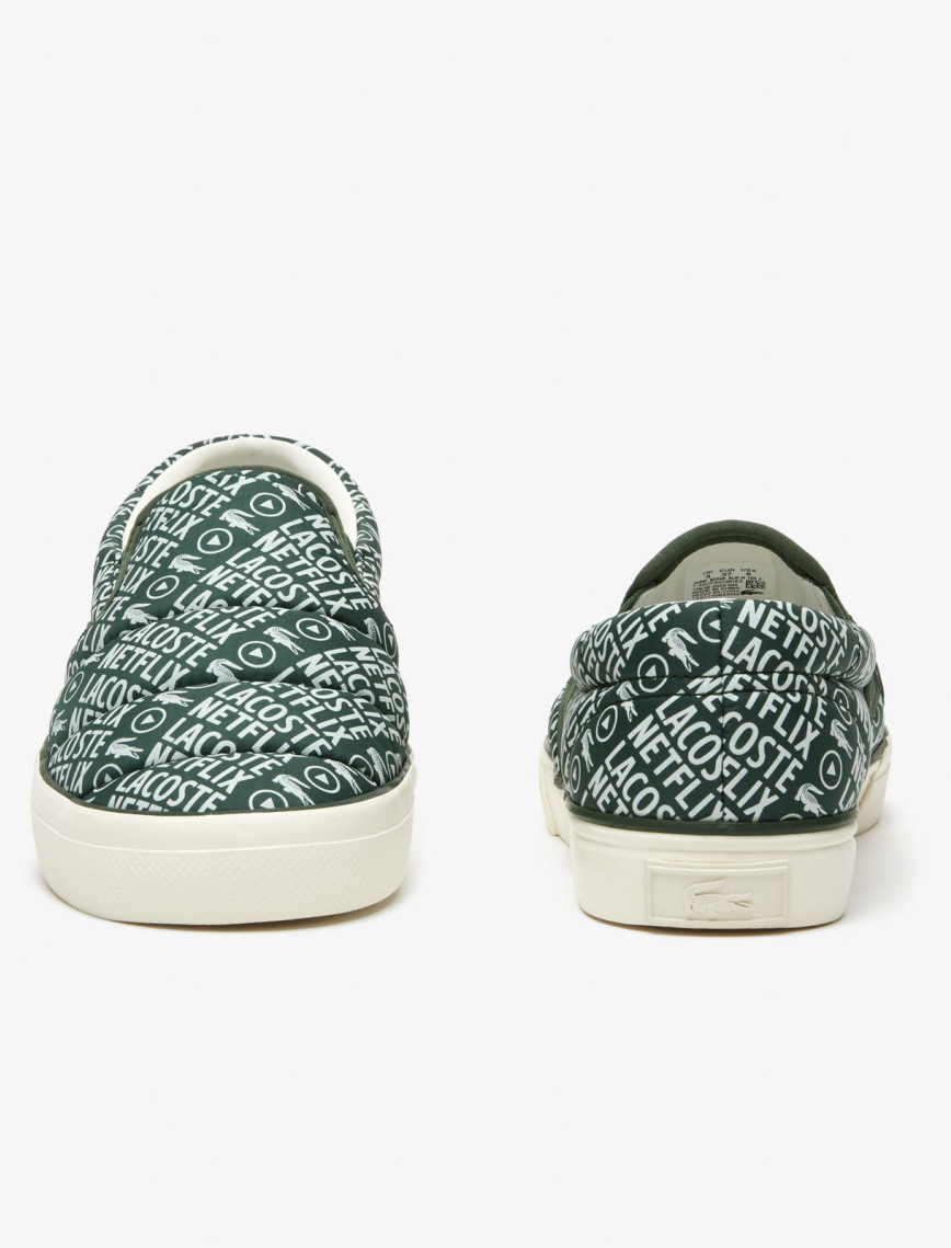 Lacoste x Netflix Kadın Jump Serve Yeşil Sneaker Lacoste x Netflix Kadın Jump Serve Yeşil Sneaker