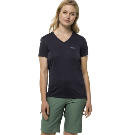 Jack Wolfskin Crosstrail T Kadın Mavi Tişört Jack Wolfskin Crosstrail T Kadın Mavi Tişört