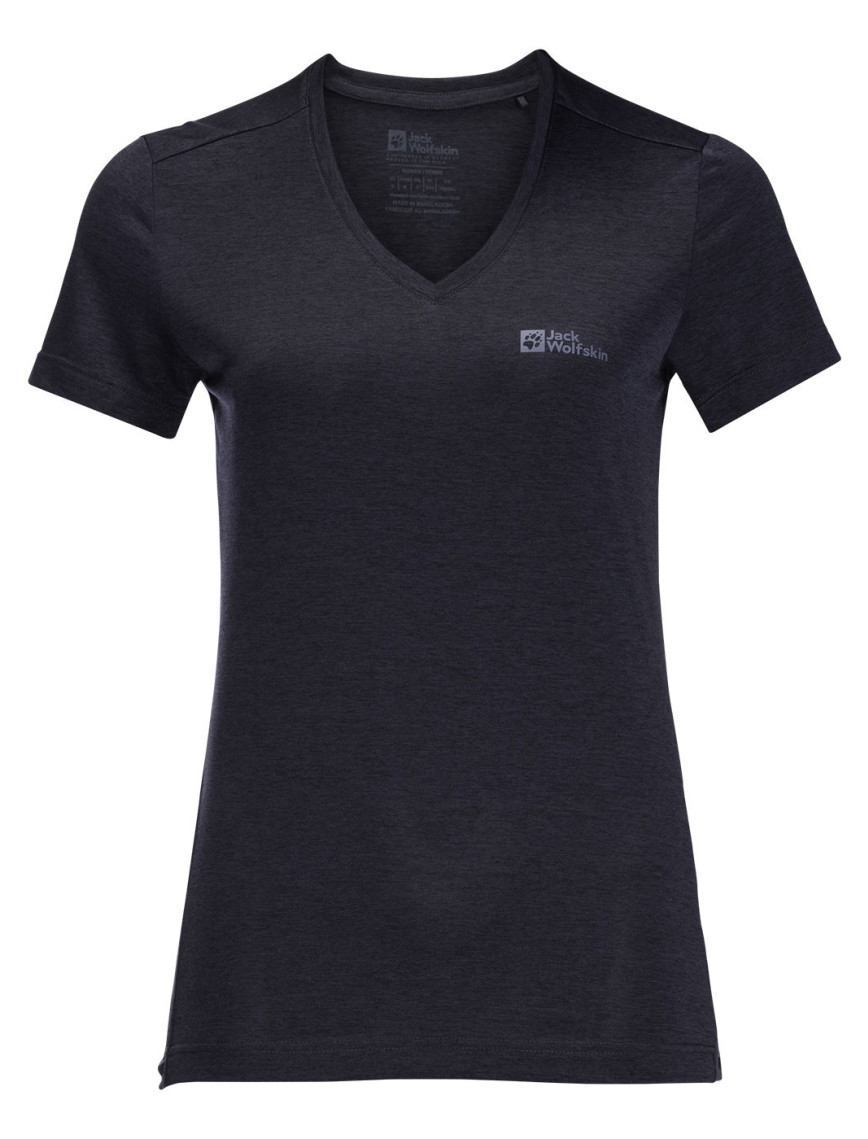 Jack Wolfskin Crosstrail T Kadın Mavi Tişört Jack Wolfskin Crosstrail T Kadın Mavi Tişört