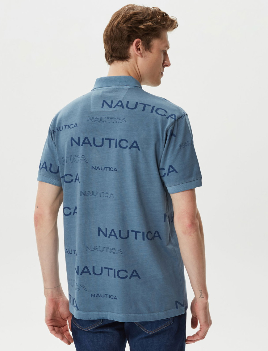 Nautica Erkek Mavi Classic Fit Kısa Kollu Polo Nautica Erkek Mavi Classic Fit Kısa Kollu Polo