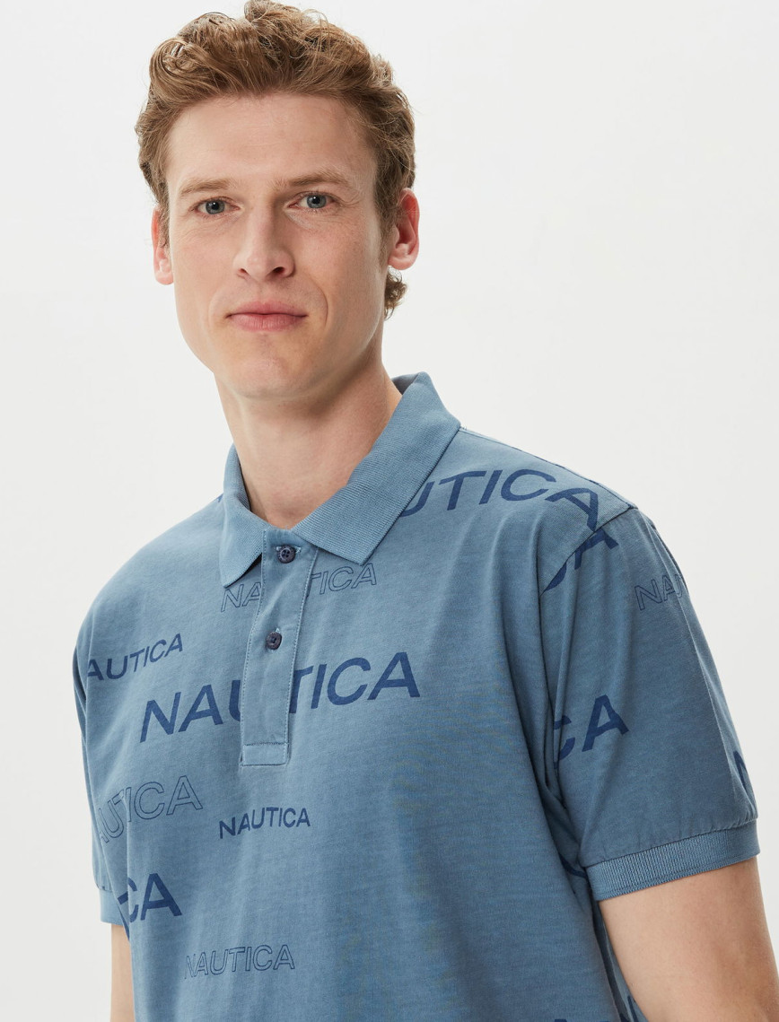 Nautica Erkek Mavi Classic Fit Kısa Kollu Polo Nautica Erkek Mavi Classic Fit Kısa Kollu Polo
