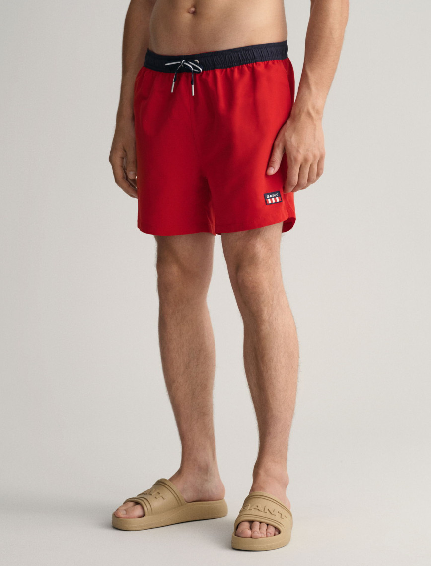 GANT Erkek Kırmızı Mayo Şort